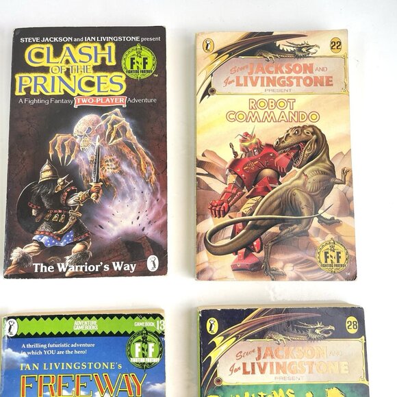 Fighting Fantasy Books Two Player Clash Of The Princes Warlocks Way Warriors Way - Picture 3 of 16